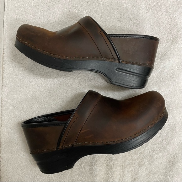 Dansko Leather Clogs - Picture 1 of 8